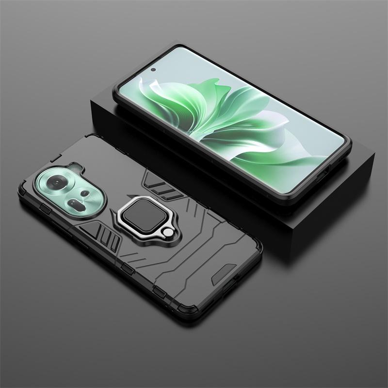For Oppo Reno 11 5G Case Anti Shock Kickstand Magnet Armor Phone Cases for Oppo Reno11 5G Global CPH2599 6.7" Back Cover Fundas