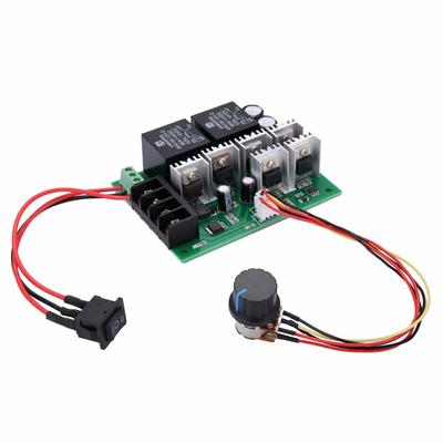 DC 12/24/36/48V 60A PWM Motor Speed Controller CW CCW Reversible Switch