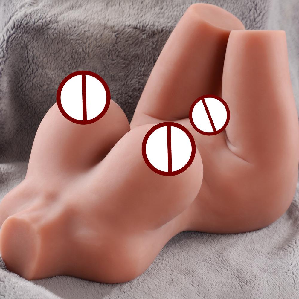 Artificial Vagina for Masturbation Sex Doll Big Boobs & Soft Ass, Sex Dolls for Men Realistic Textured Vaginal Dual Tunnel
