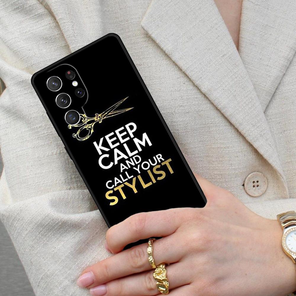 Hair Stylist Hairdresser Cell Phone Case for Samsung Galaxy S26 Ultra S25 S24 S23 S22 S21 S20 Note10 Cover