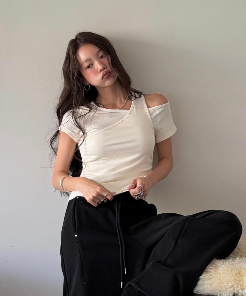 MIXXO Curved Elastic Waist Pants_Miwtmg36Ss Miwtmg50Qb Miwtmg80Qc (A Type)