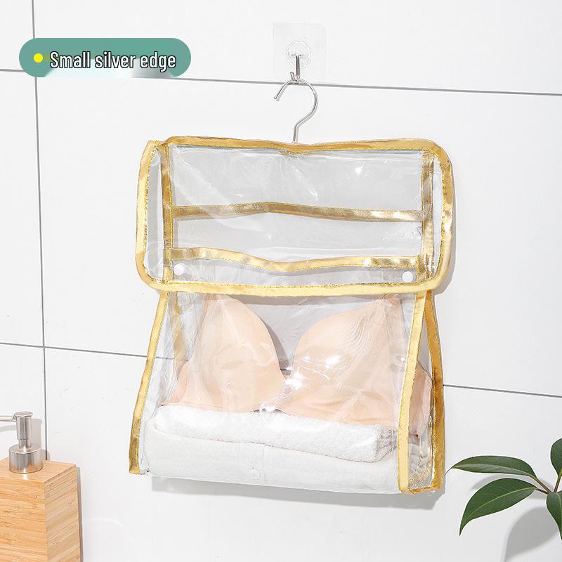 Waterproof Bathroom Hanging Storage Bag for Towels, Clothes, and Underwear