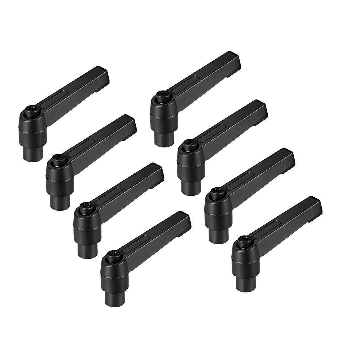 uxcell Handle M6 Adjustable Clamp Lever Thread Ratchet Female Thread