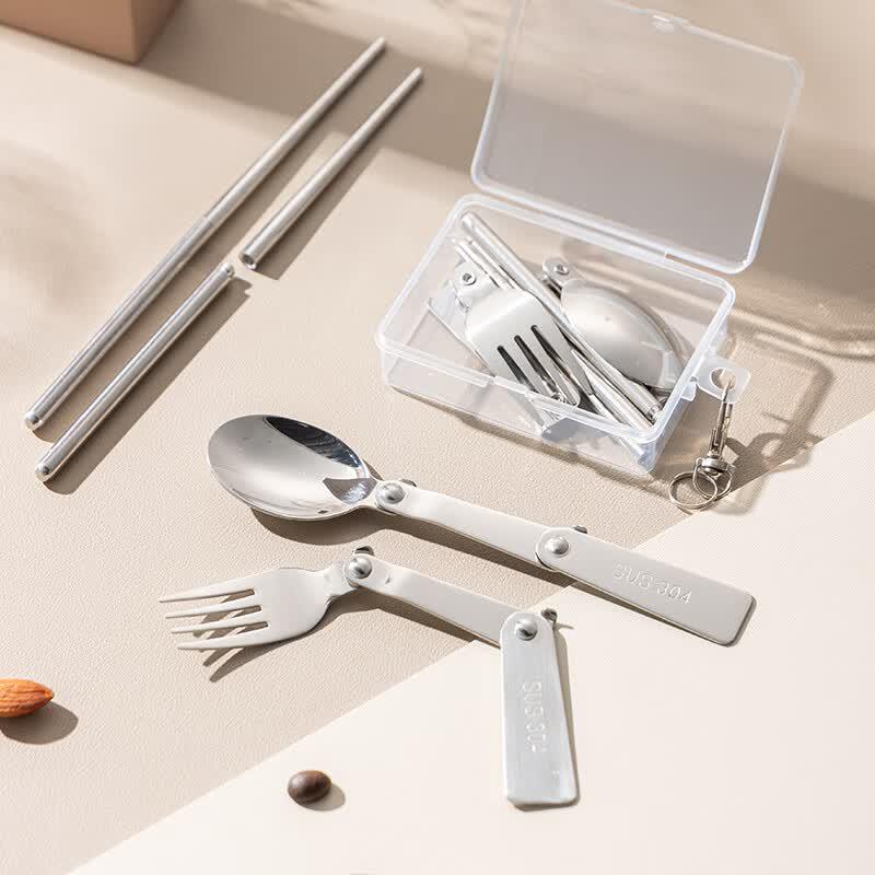Guangyi Portable 304 Stainless Steel Cutlery Set