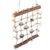1Pc Cage Bird Parrot Toys Hemp Rope Climbing Ladder Birds Natural Interesting Sewing Toy