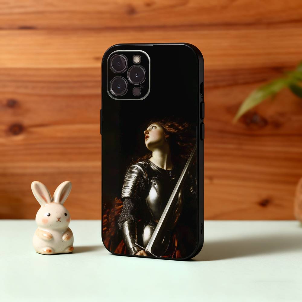 

F-Female K-Knight Phone Case For iPhone17 16 15 14 13 12 11 Pro Max Plus,5G Soft Black Case iPhone11PROMAX