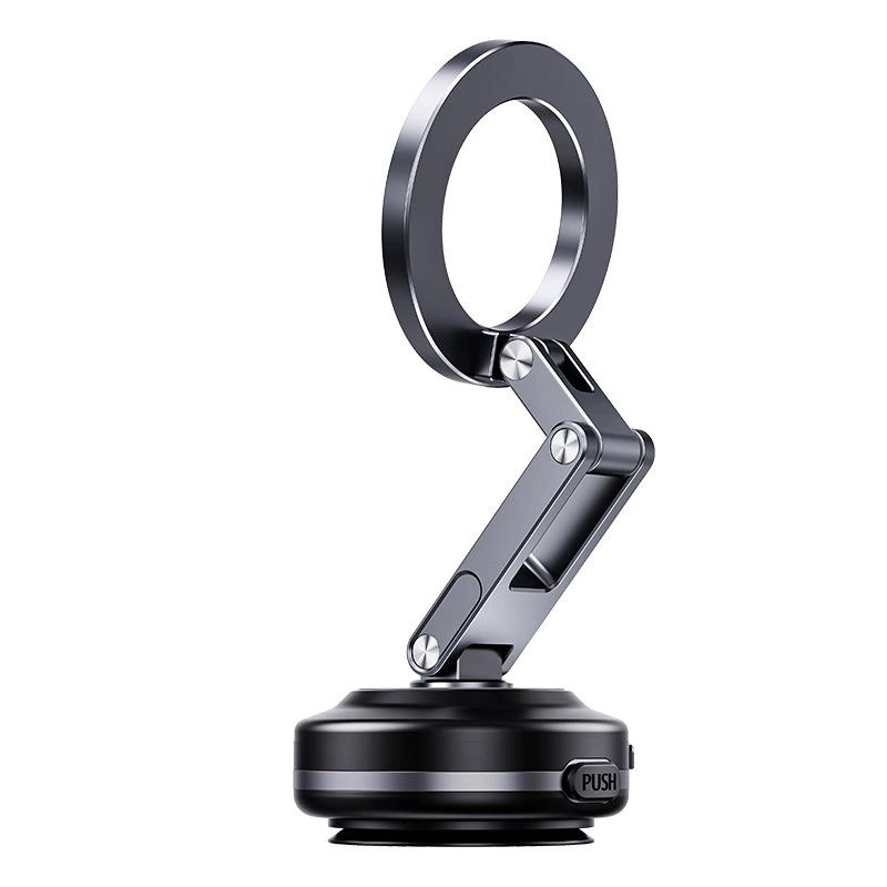 360° Rotating Phone Holder Folding Electric Vacuum Suction Cup Magnetic Suction Bracket Mirror Navigation Car Phone Holder