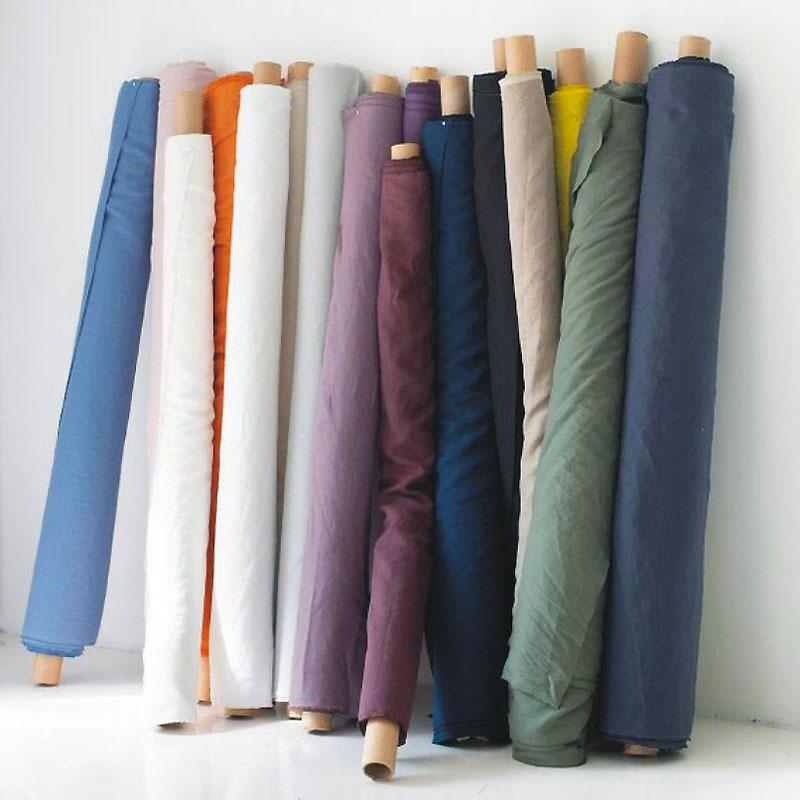 Hot Selling 100% Natural Linen Fabric Washed French Linen Garment Fabric Flax Linen Fabric for Dress Bedding бежевый