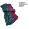 Sciarpa Scialle Unisex Colore Sfumato Versatile Stropicciata Sciarpa Lunga Autunno Inverno Antivento Resistente al Freddo Scialle Avvolgente