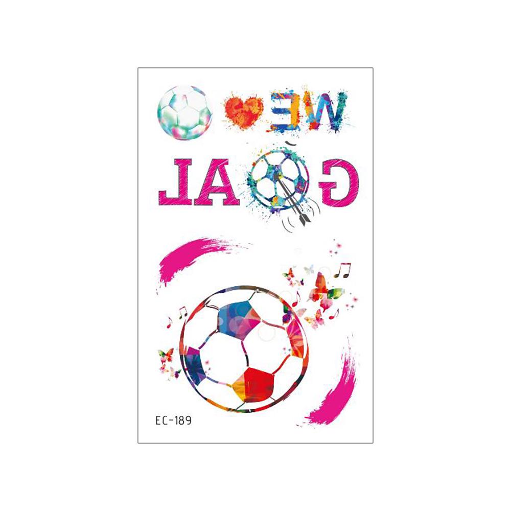 Ruikalong Waterproof World Cup Football Fan Face Tattoo Sticker.