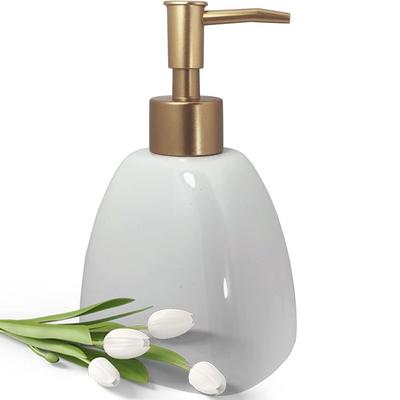 Ceramiczny dozownik mydła w płynie 6,3*3,9 cala Prosty dozownik do dezynfekcji rąk w toalecie i prysznicu