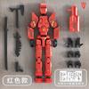 3D Printed Multi-Jointed Movable Lucky 13 Action Figures Full Body Assembly Completed Action Figure Dummy Toys Birthday Gifts