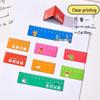 Creative Cartoon Magnetic Bookmark & Ruler - Cute and Inspirational Folding Page Clip