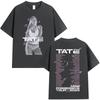 Tate McRae Miss Possessive Tour Merch T-shirt Unisex Donna Harajuku Girocollo Manica Corta T-shirt Cotone Casual T-shirt Streetwear