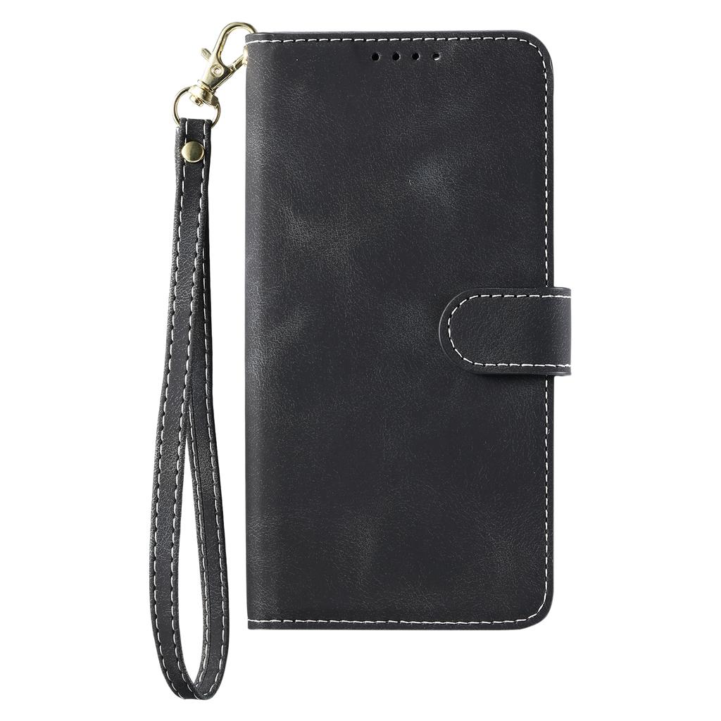 Leather Flip Wallet Case For iPhone 16 Plus 15 14 13 12 11 Pro Max 16E Xs Xr 8 7 Card Stand Book Coque Phone Cover With Lanyard