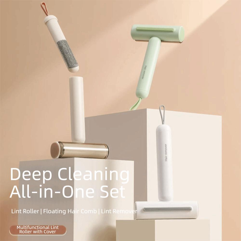 Cleaning Tool Hair Removal Brush Portable Reusable Cleaning Brush Multi-functional Self-cleaning Brush Pet Grooming