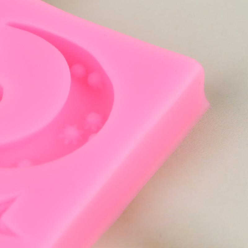 1Pc Fondant Silicone Cake Mold Cloud Star Moon Chocolate Molds Clouds Mould Cake Decorating Accessories Diy Tools