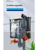 Wall-Mounted Fish Tank Filter: Silent 3-in-1 Circulation, Purification, Oil Film Removal, and Oxygenation Pump.