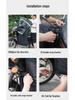 Men's Extra Large Winter Fleece-Lined Waterproof Motorcycle Windshield