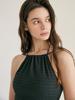 MADIN Ballerina Halterneck One-Piece Swimsuit Sparkle Charcoal