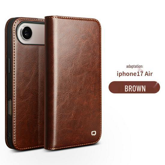 Chali iPhone 17 Pro Max Leather Flip Cover with Stand & Card Slots - Full Coverage Protective Case