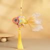 Goldfish New Year Koi Fish Decoration Tassel LED Hanging Ornaments  Wedding
