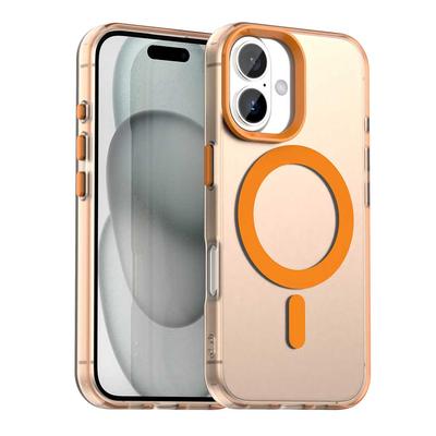 2024 Hardcore Protection: Candy Colored Magnetic Backboard for iPhone 16 Pro Max 16 PRO Series Ultra Thin Anti Drop MagSafe Case