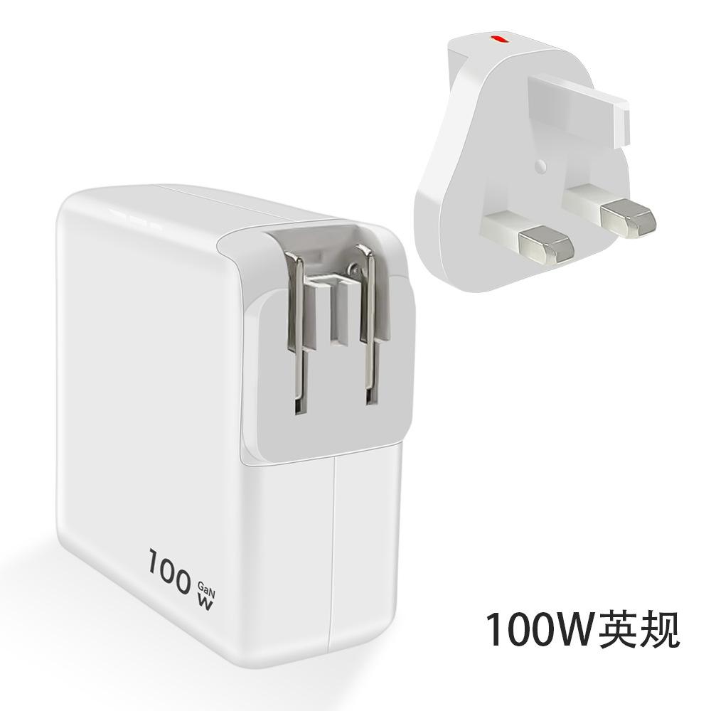 New High-power 100W European Fast Charging Is Suitable for Samsung Mobile Phone Apple 16 Charger Laptop Dual C Port