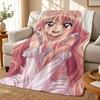 Zero No Tsukaima Throw 240g Flannel Blanket, Suitable for Sofas, Beds, Offices, Exquisite Gift Blankets