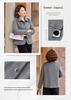 Mom's Elegant Double-Sided Wool Coat 2026: Stylish Short Spring/Autumn Jacket for Middle-Aged and Elderly Women