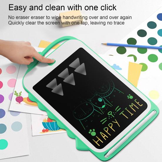 8,5-Zoll LCD Schreibtablett mit Stift Cartoon Dinosaurier Bunt Kritzeln Druckempfindlich Batteriebetrieben Elektronisches Grafik Zeichenbrett Pad