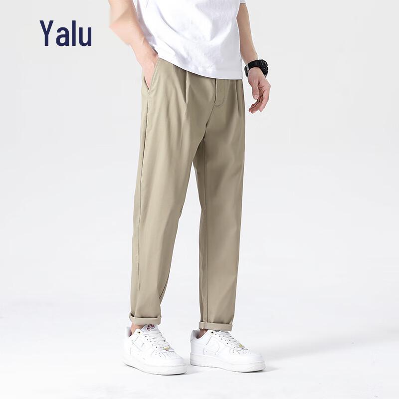

Yalu Men s YKHDF520 Breathable Straight-Leg Casual Pants 3XL