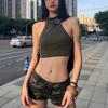 American Camouflage Hot Girl Denim Shorts: Summer 2025 Slimming Hip-Hugging Design