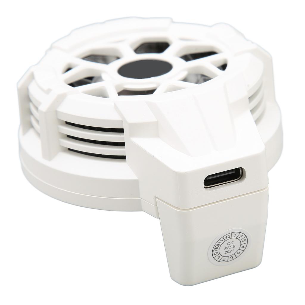 P10 Mobile Phone Semiconductor Cooler RGB Retractable Back Clip Heatsink for Live Streaming Vlogging Mobile GamingWhite