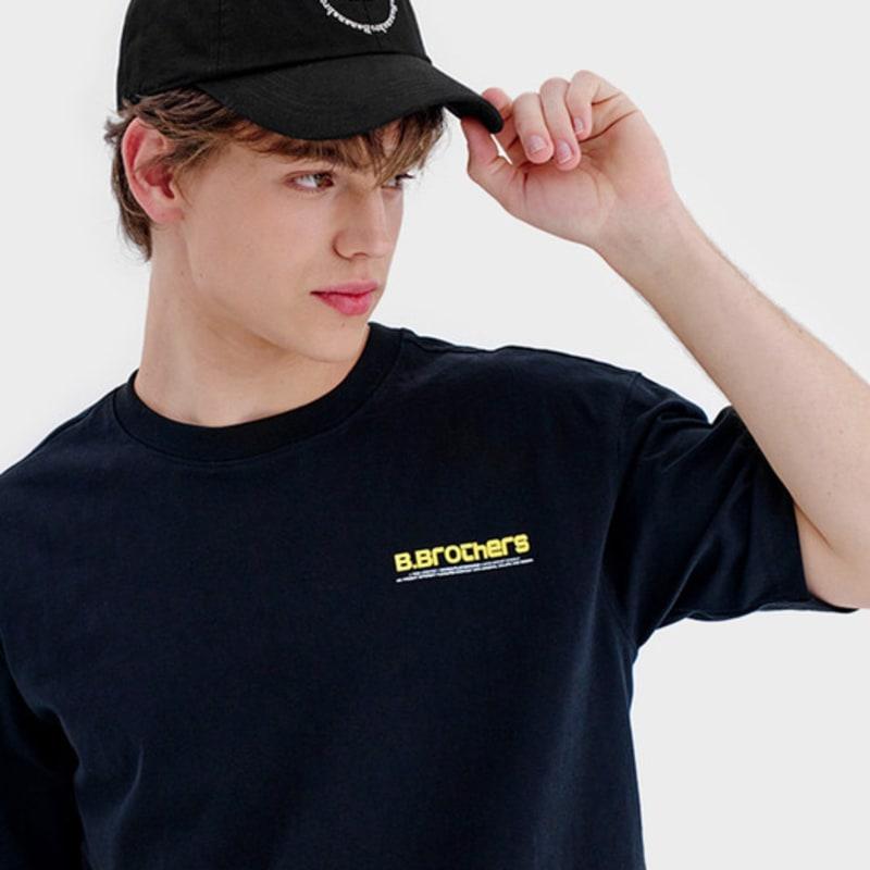 

bananasisters BB circle lettering black ball cap black