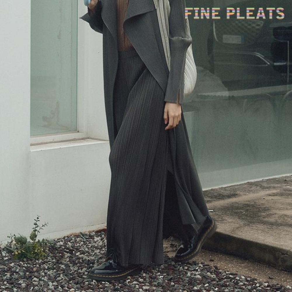 Fine Pleats Fairy Pants Brown FREE
