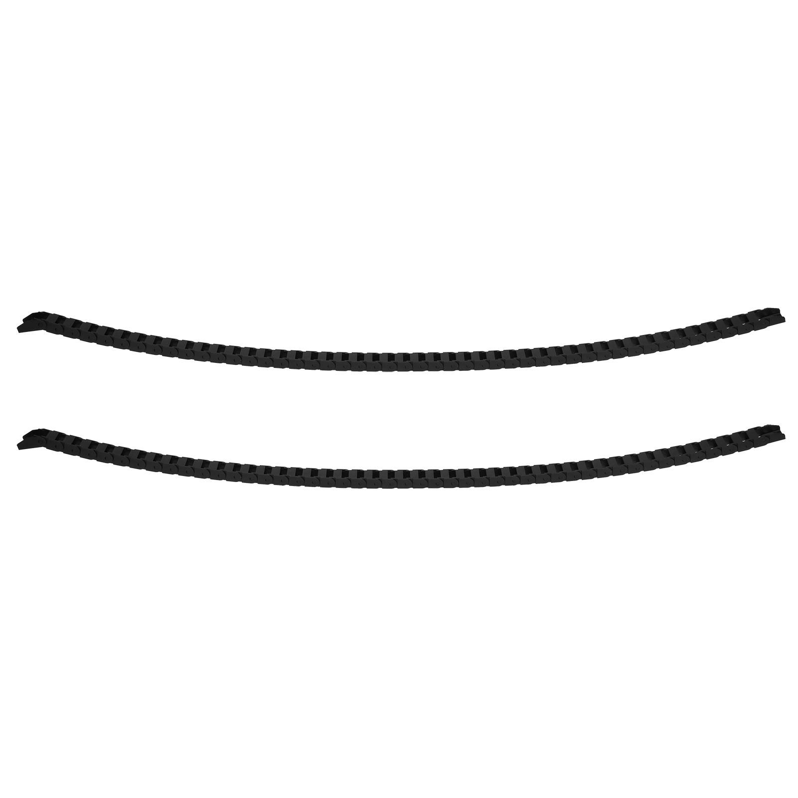 

2 шт. Нейлоновий дріт Енергетичний ланцюг Кабель-драг Гнучкий буксирувальний трос Носій для рухомого обладнання