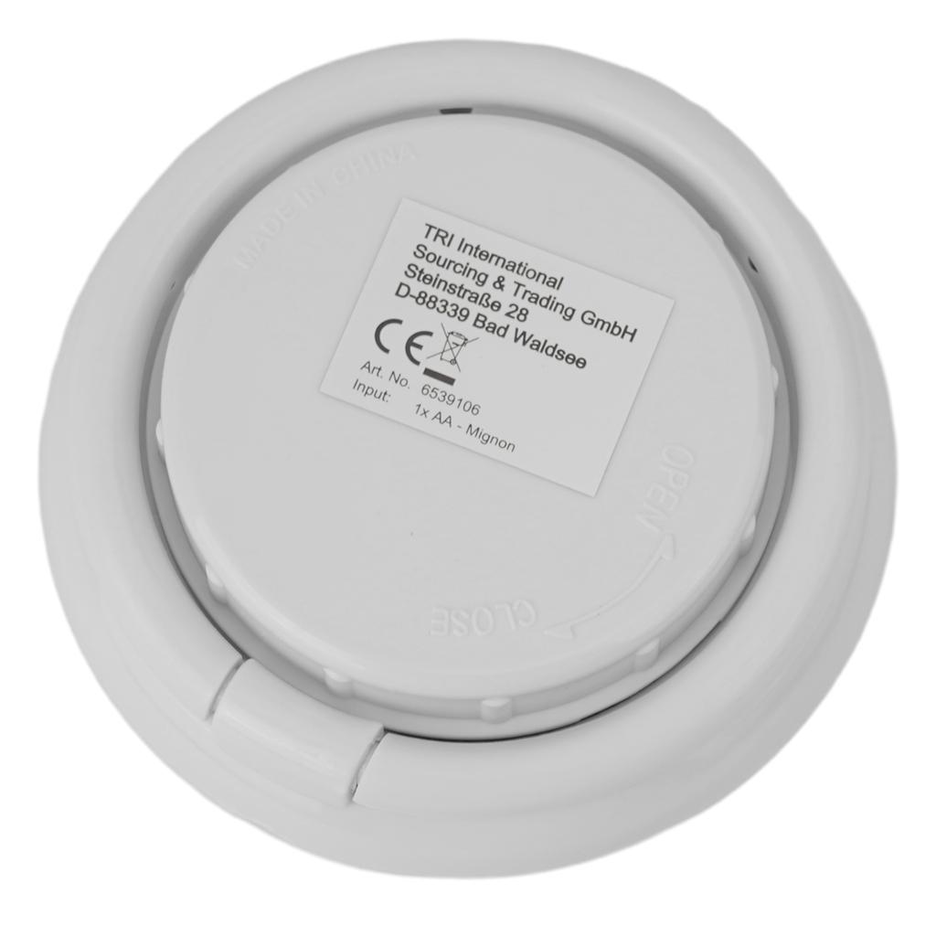 Desktop Alarm Clock Waterproof Bathroom Clock Diameter 11.5cm Kitchen