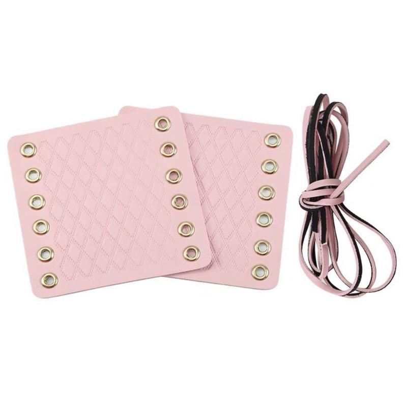 

Vintage Leather Bike Handle Grips Universals Nonslip Comfortable Grip Handlebar Cover for Electric Bikes Scooters розовый