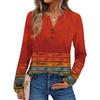 Women's Printed Long Sleeve Shirts Elegant Casual Tops Trendy Shirts Tops