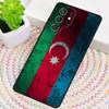 Azerbaijan Flag Soft Phone Case for Samsung Galaxy Note 10 Pro S26 Ultra S23 S24 FE S25 S21 S22 PLUS Shockproof Cove