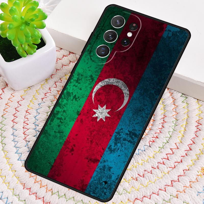 Azerbaijan Flag Soft Phone Case for Samsung Galaxy Note 10 Pro S26 Ultra S23 S24 FE S25 S21 S22 PLUS Shockproof Cove