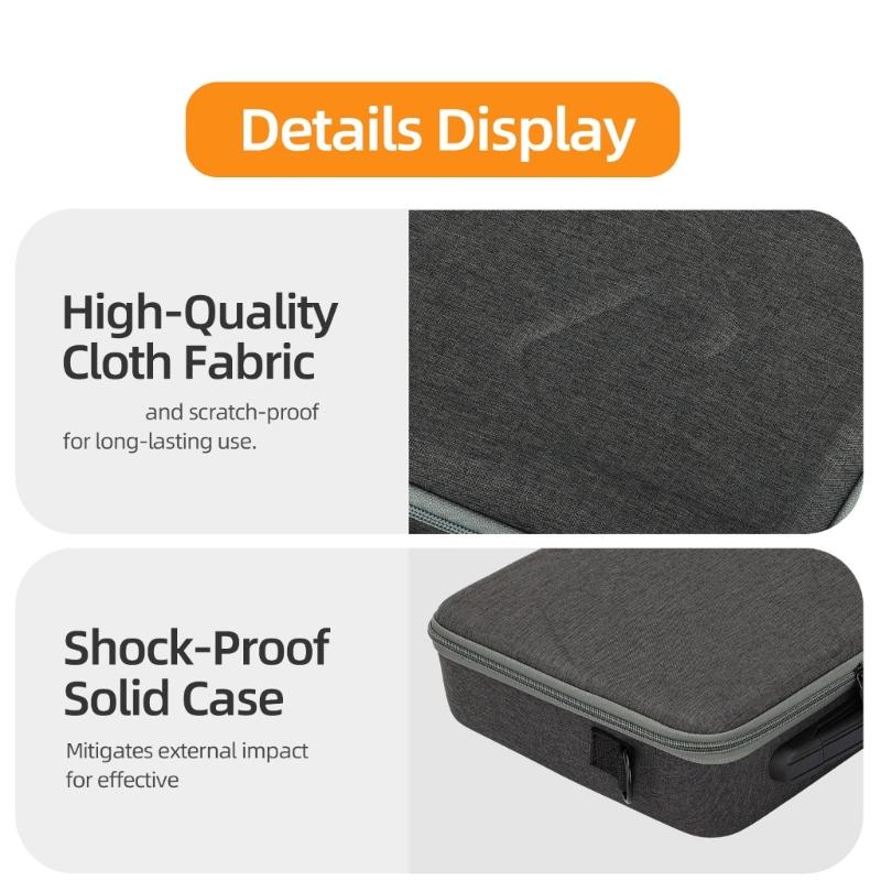 Durability Hard Shell Carrying Case For RS5 Stabilizer And Accessories Storage Box With Shockproof Compartments Design