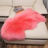 Australian Wool Sheepskin Rug: Long-Hair Irregular Bedside Mat & Sofa Blanket