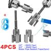 4pcs PPR Pipe Threading Tool + Water Pipe Sealant Tape,  Internal & External Threads for PVC and PPR Pipes