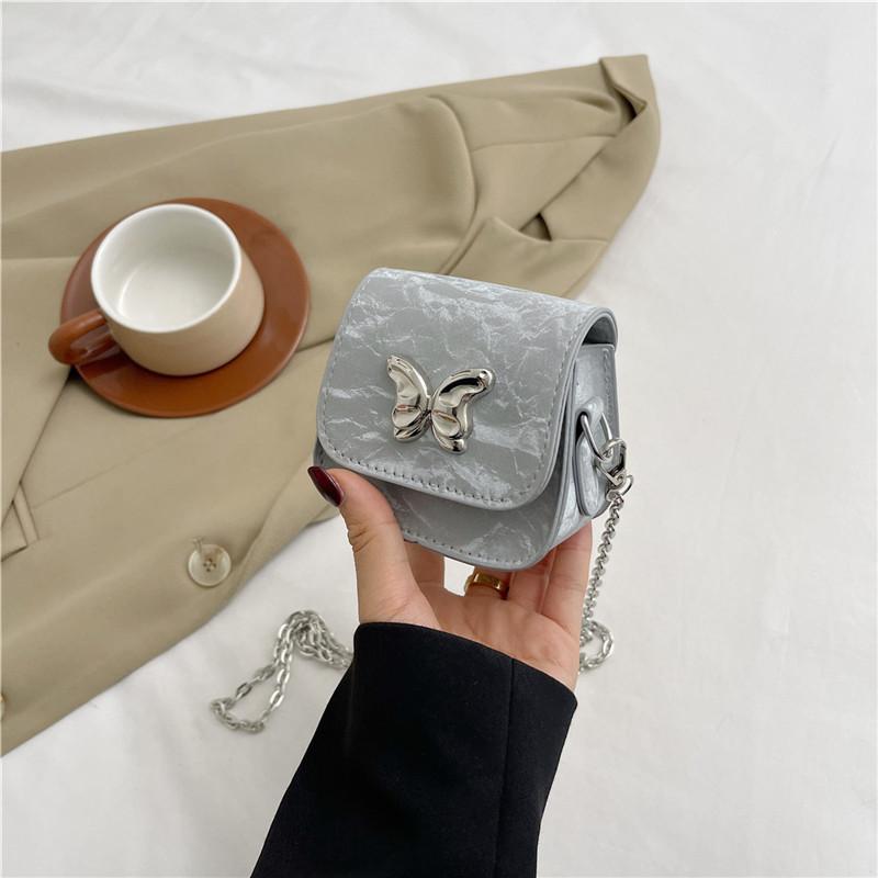 Chic Pu Saddle Bag For Women With Stylish Butterfly Design In Various Colors