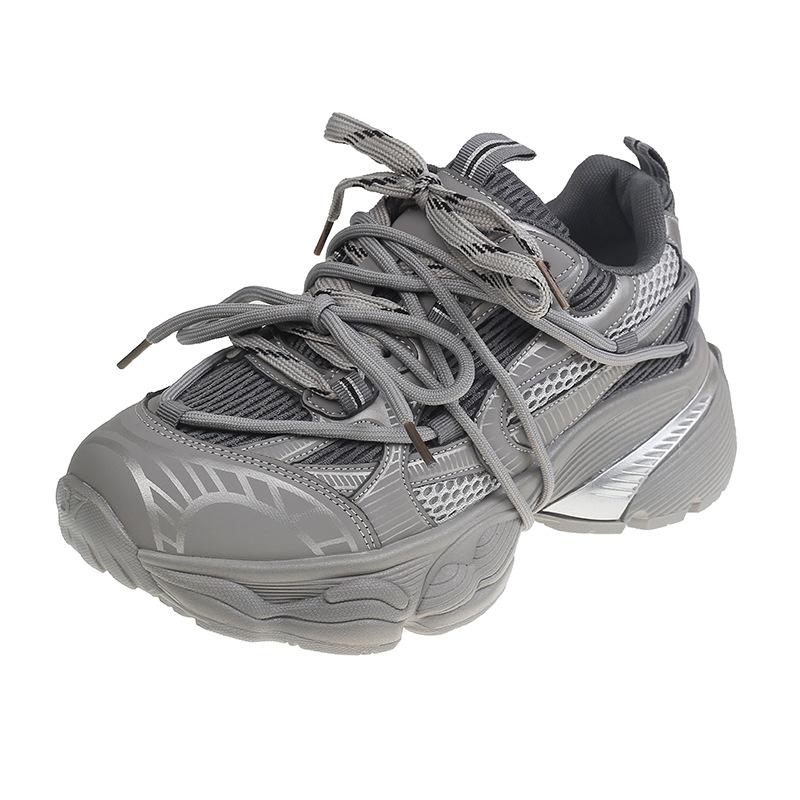 

Women s shoes autumn new dad shoes women s thick-soled heightening sports and leisure shoes 40