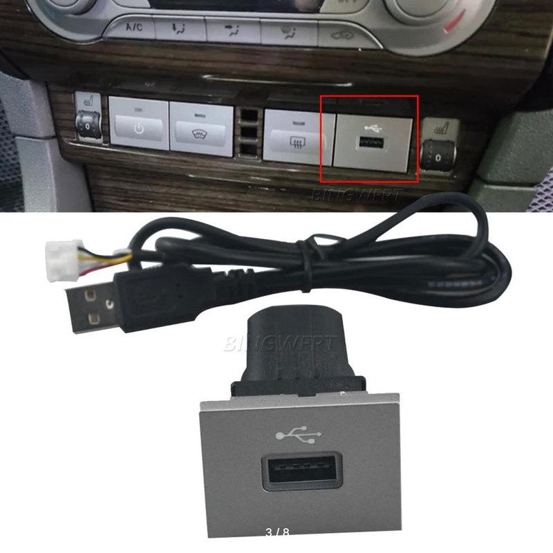 Car USB Converted Vehicle Load Adapter Flash Socket Interface Cable 12V/24V Accessories For Ford Focus 2 Mk2 2009-2011