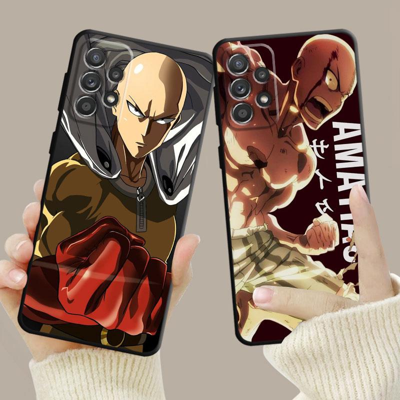 Husa de telefon One Punch Man Saitama pentru Samsung Galaxy A14 A73 A53 A71 A51 A31 A33 A22 A12 A21s A13 A32 A52s A72 A52 A23