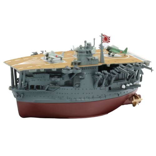 Chibimaru Fleet Series No. 4 EX-1 Chibimaru Fleet Akagi (with Etched Parts and Wooden Deck Stickers) Plastic Model